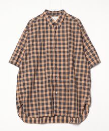 STUDIO NICHOLSON（スタジオニコルソン）の「チェック柄半袖シャツ（シャツ/ブラウス）」