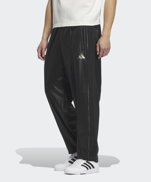 adidas Stadium Gold 上下セット XL 新品未使用 Stadium Gold ルーズフィット フルレングス オープンヘム トラック