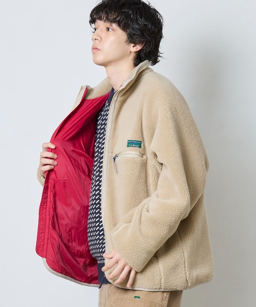 L.L.Bean（エルエルビーン）の「【JAPAN EDITION】トップシャム・ボア・フリース・ジャケット（その他アウター・メンズ・ライトグレー/ブラック系/ベージュ/ブルー・SMALL/MEDIUM/LARGE）」の21枚目の写真