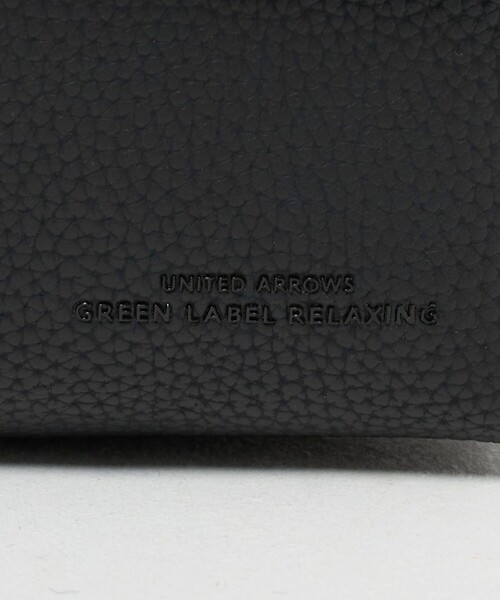 green label relaxing（グリーンレーベルリラクシング）の「シボ レザーライク フラップ ショルダーバッグ（ショルダーバッグ・メンズ・ベージュ/ブラック/グレー系・FREE）」の10枚目の写真