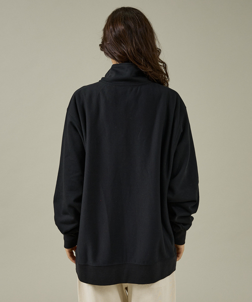 NANGA/ナンガ】DRY MIX TERRY HALF ZIP SWEAT/ハーフジップ/ロゴ/ユニ