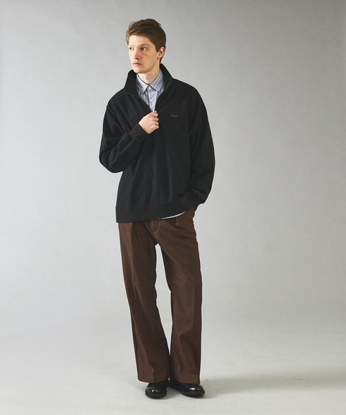 NANGA(ナンガ)の「【NANGA/ナンガ】DRY MIX TERRY HALF ZIP SWEAT/ハーフジップ/ロゴ/ユニセックス(スウェット・メンズ・ブラック/レッド/グリーン/アイボリー・M/L)」の7枚目の写真