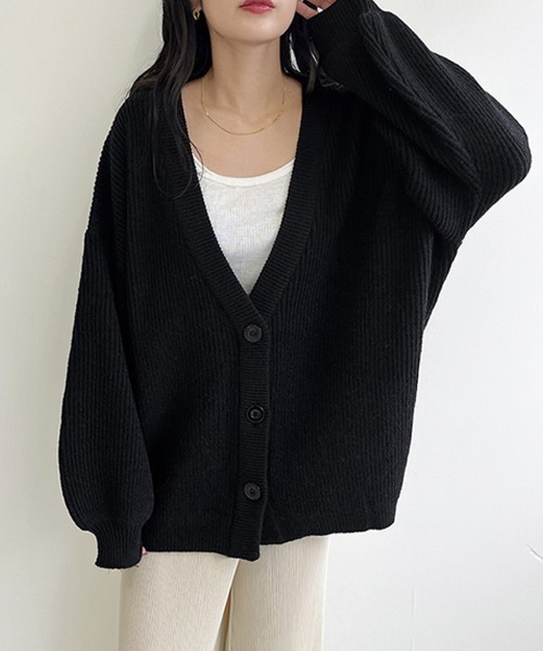 ONEP STAR（ワンピスター）の「バルーンスリーブニットボレロ（カーディガン/ボレロ・レディース・ライトグレー/ブラック/グリーン/スモークピンク/ベージュ/ピンク系その他/ベージュ系その他/グリーン系その他/ブラック系その他・FREE）」の3枚目の写真