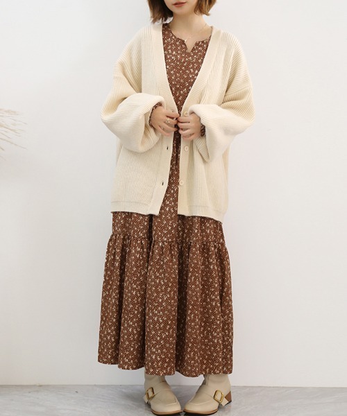 ONEP STAR（ワンピスター）の「バルーンスリーブニットボレロ（カーディガン/ボレロ・レディース・ライトグレー/ブラック/グリーン/スモークピンク/ベージュ/ピンク系その他/ベージュ系その他/グリーン系その他/ブラック系その他・FREE）」の14枚目の写真