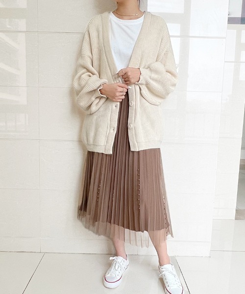 ONEP STAR（ワンピスター）の「バルーンスリーブニットボレロ（カーディガン/ボレロ・レディース・ライトグレー/ブラック/グリーン/スモークピンク/ベージュ/ピンク系その他/ベージュ系その他/グリーン系その他/ブラック系その他・FREE）」の12枚目の写真