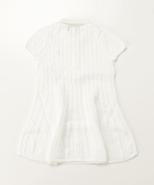ケーブルニット コットン Polo セーター ドレス