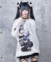 Amilige（アミリージュ）の「Dreaming DollプリントロングTシャツ（Tシャツ/カットソー）」