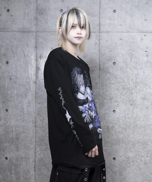 Dreaming DollプリントロングTシャツ（Tシャツ/カットソー）｜Amilige