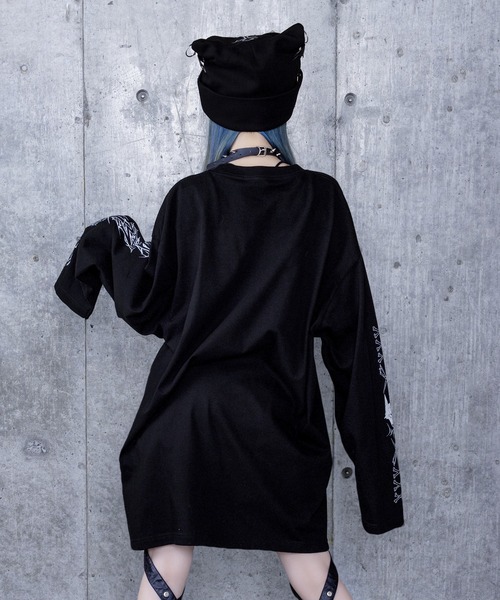 Dreaming DollプリントロングTシャツ（Tシャツ/カットソー）｜Amilige