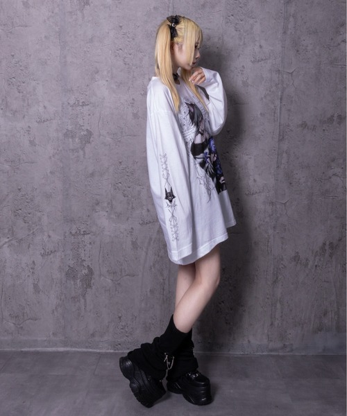 Dreaming DollプリントロングTシャツ（Tシャツ/カットソー）｜Amilige