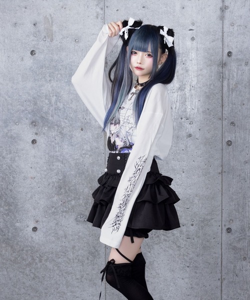 Dreaming DollプリントロングTシャツ（Tシャツ/カットソー）｜Amilige