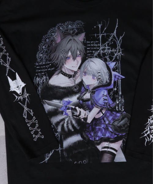 Dreaming DollプリントロングTシャツ（Tシャツ/カットソー）｜Amilige