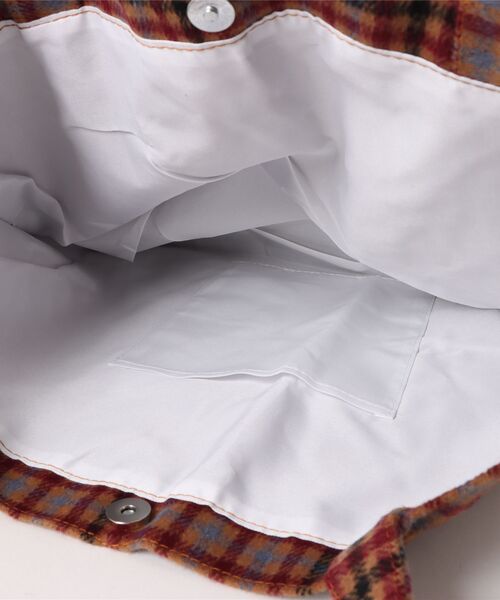 Burner（バーナー）の「【OKUOKU　0909】チェック柄  トートバッグ oku-bag-1-12（トートバッグ・メンズ・ブルー系その他/ブラウン/レッド・FREE）」の6枚目の写真