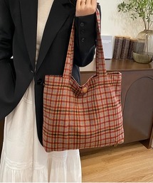 Burner | 【OKUOKU　0909】チェック柄  トートバッグ oku-bag-1-12(トートバッグ)