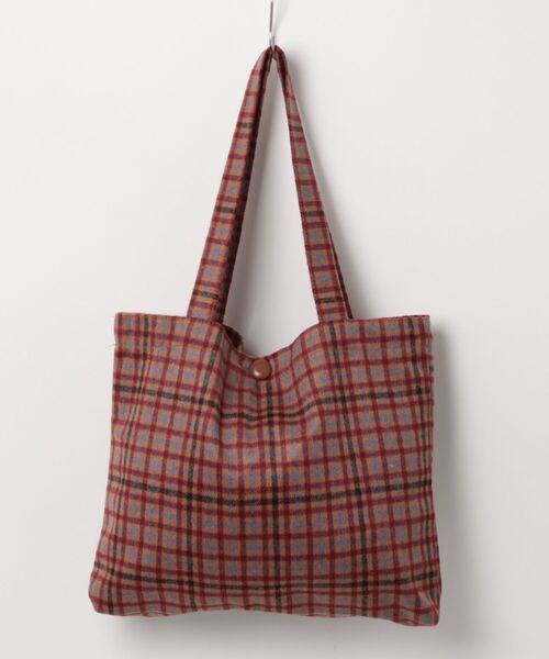 Burner（バーナー）の「【OKUOKU　0909】チェック柄  トートバッグ oku-bag-1-12（トートバッグ・メンズ・ブルー系その他/ブラウン/レッド・FREE）」の15枚目の写真