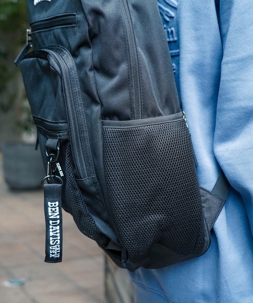 BEN DAVIS（ベンデイビス）の「【BEN DAVIS/ベンデイビス】エクスパンダブルバッグ（バックパック/リュック・メンズ・ブラック/レッド/ブルー・FREE）」の9枚目の写真