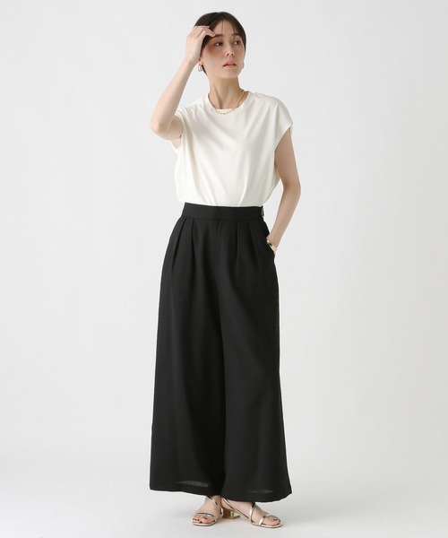 Elura(エルーラ)の「ドビークロスワイドパンツ/322553(その他パンツ・レディース・ブラック・MEDIUM/SMALL)」の6枚目の写真