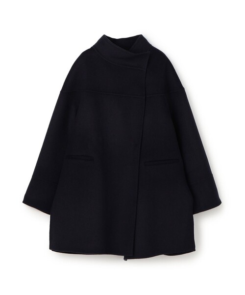 スーパーダブルフェイス スタンドカラーコート（その他アウター