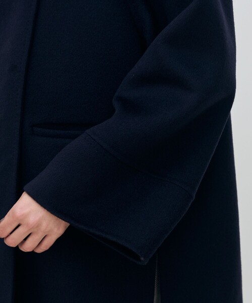 スーパーダブルフェイス スタンドカラーコート（その他アウター
