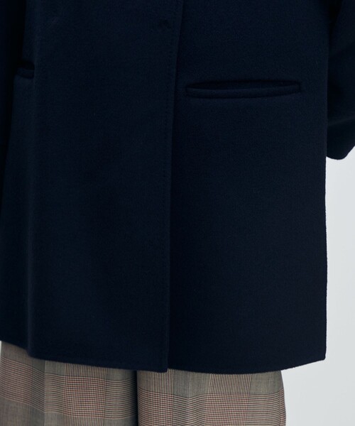 スーパーダブルフェイス スタンドカラーコート（その他アウター