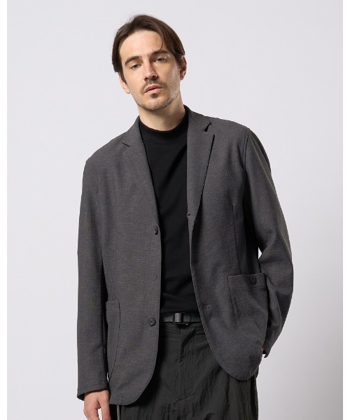 wjk（ダヴルジェイケイ）の「relax single jacket（テーラードジャケット・メンズ・ブラック/チャコールグレー・SMALL/MEDIUM/LARGE/X-LARGE）」の7枚目の写真
