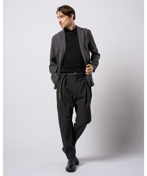 wjk（ダヴルジェイケイ）の「relax single jacket（テーラードジャケット・メンズ・ブラック/チャコールグレー・SMALL/MEDIUM/LARGE/X-LARGE）」の15枚目の写真