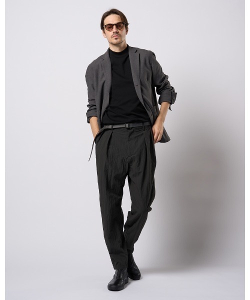 wjk（ダヴルジェイケイ）の「relax single jacket（テーラードジャケット・メンズ・ブラック/チャコールグレー・SMALL/MEDIUM/LARGE/X-LARGE）」の16枚目の写真