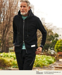 LUXEAKMPLUS（リュクスエイケイエムプラス）の「LUXEAKMPLUS(リュクスエイケイエムプラス)ゴルフ【スヌーピー】トレーニングジップパーカー（パーカー）」