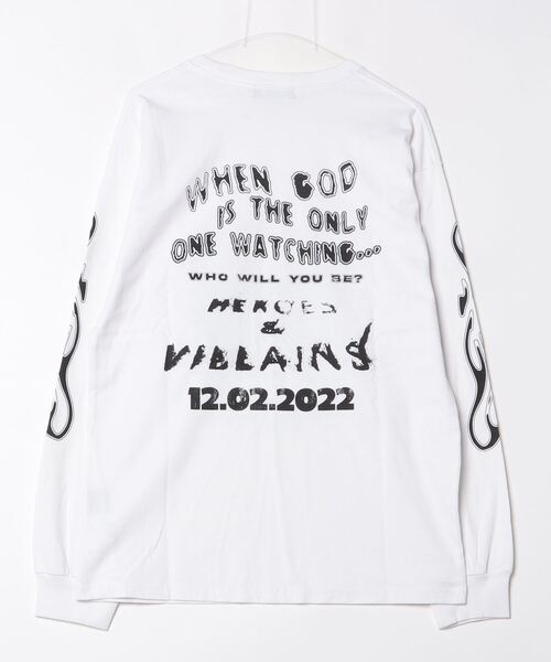 ROYAL FLASH（ロイヤルフラッシュ）の「U/MUSIC（ユーミュージック) / METRO BOOMIN 『HEROES&VILLAINS』 LS TEE（Tシャツ/カットソー・メンズ・ホワイト・L/M/XL）」の2枚目の写真