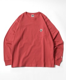 Lee（リー）の「Lee（リー）ワンポイントロゴワッペン ポケットロンT/長袖Tシャツ メンズ レディース ユニセックス（Tシャツ/カットソー）」