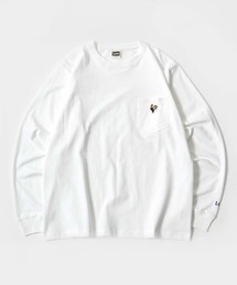 Lee（リー）の「Lee（リー）ワンポイントロゴワッペン ポケットロンT/長袖Tシャツ メンズ レディース ユニセックス（Tシャツ/カットソー・メンズ）」