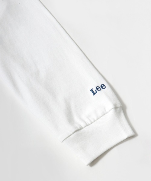 Lee（リー）の「Lee（リー）ワンポイントロゴワッペン ポケットロンT/長袖Tシャツ メンズ レディース ユニセックス（Tシャツ/カットソー・メンズ・ホワイト/レッド/グリーン/チャコールグレー・M/L/XL）」の14枚目の写真