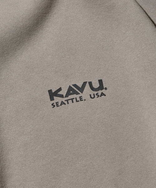 FREAK'S STORE(フリークスストア)の「限定展開 KAVU×FREAK'S STORE/カブ― 別注 デザイン刺繍 クルーネック スウェット / Burger Cat(スウェット・メンズ・スミクロ/ピンク/グレイッシュベージュ/アッシュグレー・SMALL/MEDIUM/LARGE)」の19枚目の写真