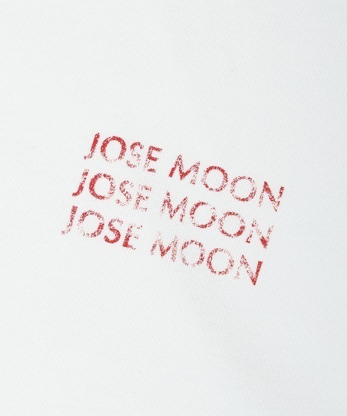 JOSE MOON（ジョゼムーン）の「BACK LOGO PIGMENT T-SHIRT/バックロゴピグメントTシャツ（Tシャツ/カットソー・レディース・ブラック/ホワイト/ブラウン・FREE）」の10枚目の写真
