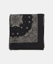 CITYSHOP | AENEIS MINIMUL BANDANA SILK SCARF 68CM:スカーフ(バンダナ/スカーフ)