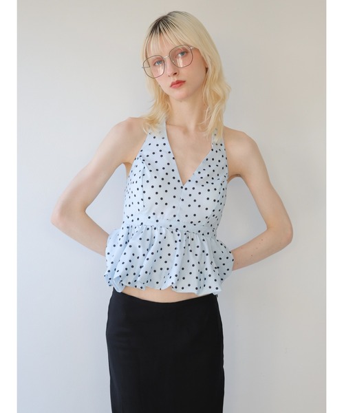 cotton candy dot tops