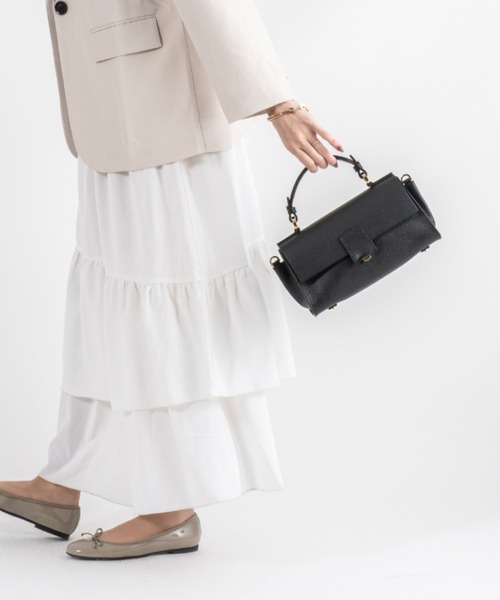 LORISTELLA(ロリステッラ)の「【LORISTELLA】ハンドバッグ ショルダー ワンハンドル バッグ BETH(ショルダーバッグ・レディース・ブラック/ブルー系その他/アイボリー/グレー系その他/サンドベージュ/ベージュ系その他/スモークピンク・FREE)」の9枚目の写真