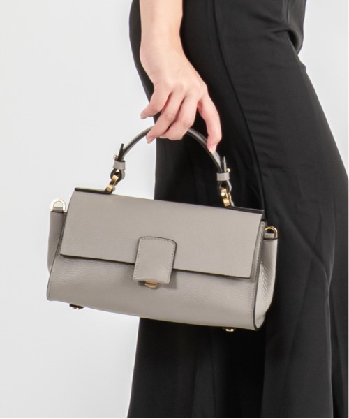 LORISTELLA（ロリステッラ）の「【LORISTELLA】ハンドバッグ　ショルダー ワンハンドル バッグ　BETH　シュリンクレザー（ショルダーバッグ・レディース・ブラック/ブルー系その他/アイボリー/グレー系その他/サンドベージュ/ベージュ系その他/スモークピンク・FREE）」の14枚目の写真