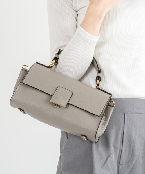LORISTELLA（ロリステッラ）の「【LORISTELLA】ハンドバッグ　ショルダー ワンハンドル バッグ　BETH　シュリンクレザー（ショルダーバッグ・レディース・ブラック/ブルー系その他/アイボリー/グレー系その他/サンドベージュ/ベージュ系その他/スモークピンク・FREE）」の20枚目の写真