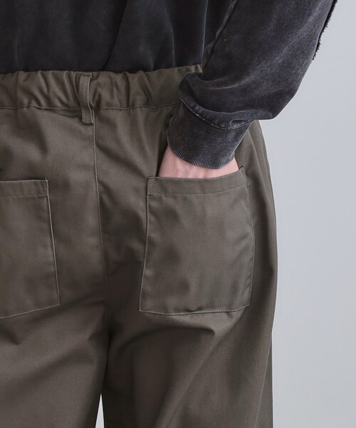 tk.TAKEO KIKUCHI（ティーケータケオキクチ）の「ワイドカーゴパンツ（その他パンツ・メンズ・ブラック/オリーブ/ナチュラル・01/02/03）」の4枚目の写真