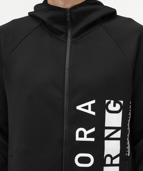 TIGORA（ティゴラ）の「ティゴラ TIGORA ストレッチテックスウェットジップパーカー（パーカー・メンズ・ブラック/ネイビー/ダークグレー・S/M/L/LL/3L）」の5枚目の写真