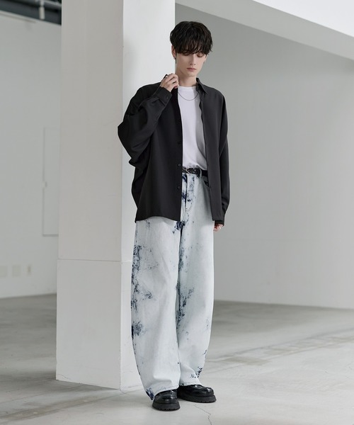 ASTRONOMY（アストロノミー）の「バギーシルエットヴィンテージ加工カーブデニム（デニムパンツ・メンズ・ブラック系3/ブラウン/ネイビー/ブラック/ブラック系2/ブルー/ブルー系2・S/M/L/XL）」の19枚目の写真