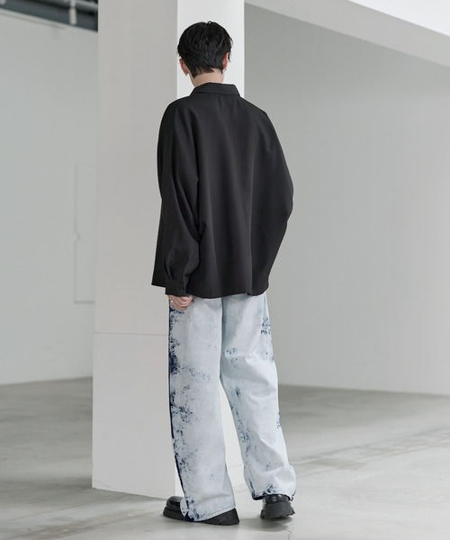 ASTRONOMY（アストロノミー）の「バギーシルエットヴィンテージ加工カーブデニム（デニムパンツ・メンズ・ブラック系3/ブラウン/ネイビー/ブラック/ブラック系2/ブルー/ブルー系2・S/M/L/XL）」の13枚目の写真