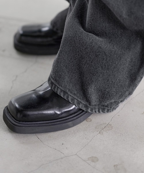 ASTRONOMY（アストロノミー）の「バギーシルエットヴィンテージ加工カーブデニム（デニムパンツ・メンズ・ブラック系3/ブラウン/ネイビー/ブラック/ブラック系2/ブルー/ブルー系2・S/M/L/XL）」の11枚目の写真