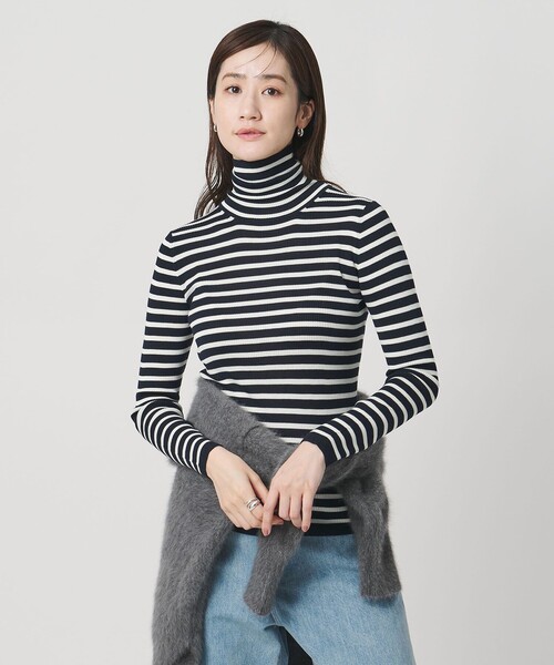 UNITED ARROWS（ユナイテッドアローズ）の「リブ ボーダー タートル