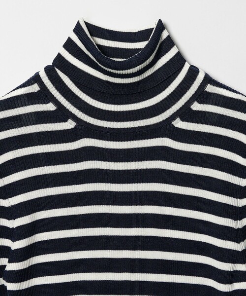 UNITED ARROWS（ユナイテッドアローズ）の「リブ ボーダー タートル