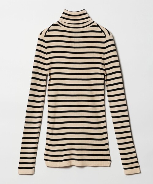 セール】リブ ボーダー タートル ニット（ニット/セーター）｜UNITED