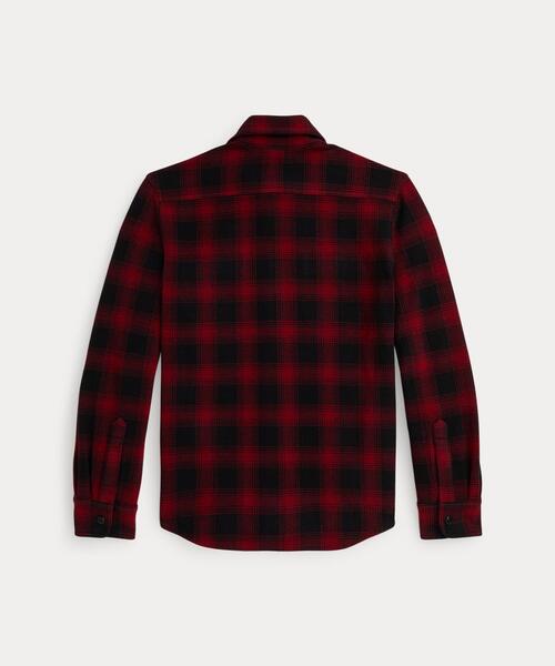 POLO RALPH LAUREN CHILDRENSWEAR(ポロ ラルフ ローレン チルドレンズウェア)の「チェック ニット フランネル シャツ ジャケット(カバーオール・キッズ・マルチ・L/M/S/XL)」の4枚目の写真