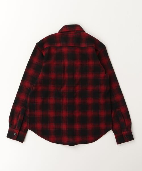POLO RALPH LAUREN CHILDRENSWEAR(ポロ ラルフ ローレン チルドレンズウェア)の「チェック ニット フランネル シャツ ジャケット(カバーオール・キッズ・マルチ・L/M/S/XL)」の2枚目の写真