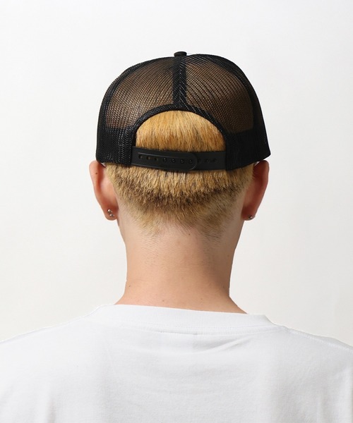 MFC STORE（エムエフシーストア）の「MFC STORE MFC WEEKEND CLUB LOGO MESH CAP（キャップ・メンズ・ブラック/ブラック×ホワイト・FREE）」の15枚目の写真